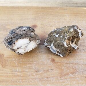 Howlite Nodule & Perlite Mineral, Tick Canyon, California 72g, Estate Specimen